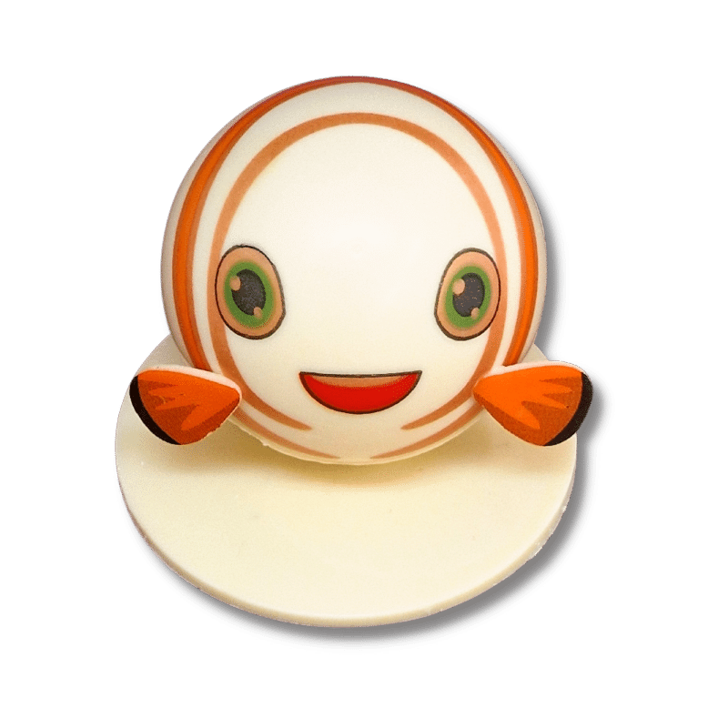 Poisson clown "Bubulle"- Chocolat blanc