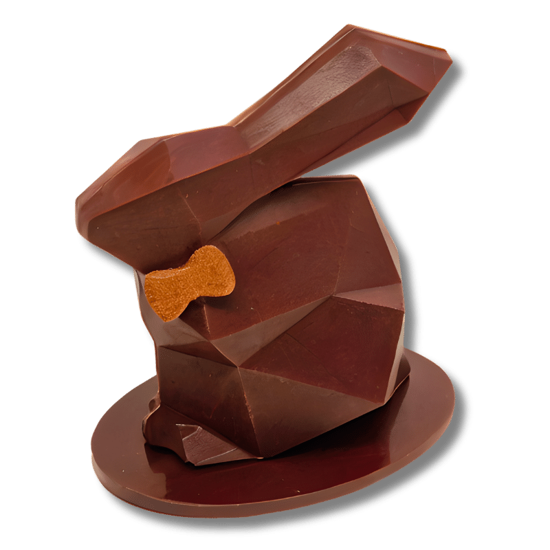 lapin “Facettes“ - Chocolat noir